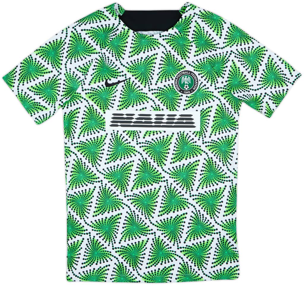 2022-24 Nigeria Nike Pre-Match Training Shirt - 10/10 - (S)