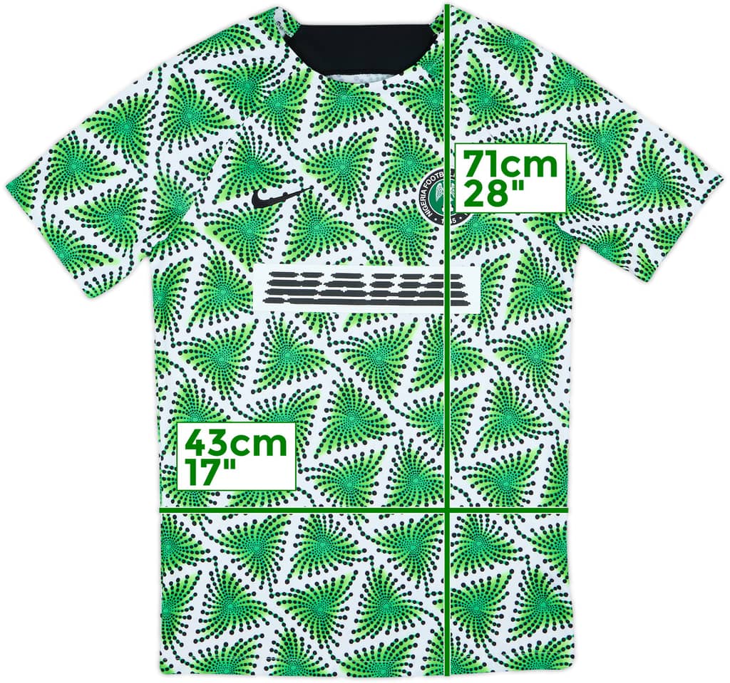 2022-24 Nigeria Nike Pre-Match Training Shirt - 10/10 - (S)
