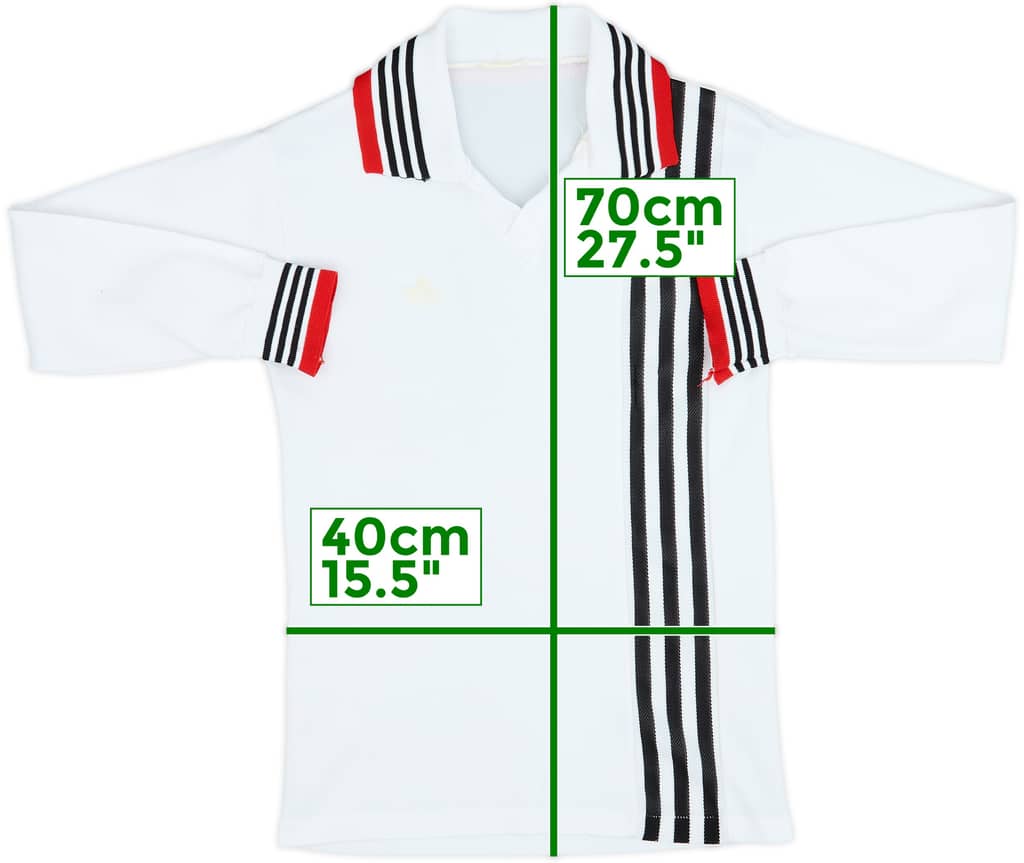 1975-80 Manchester United Away L/S Shirt - 4/10 - (Y)