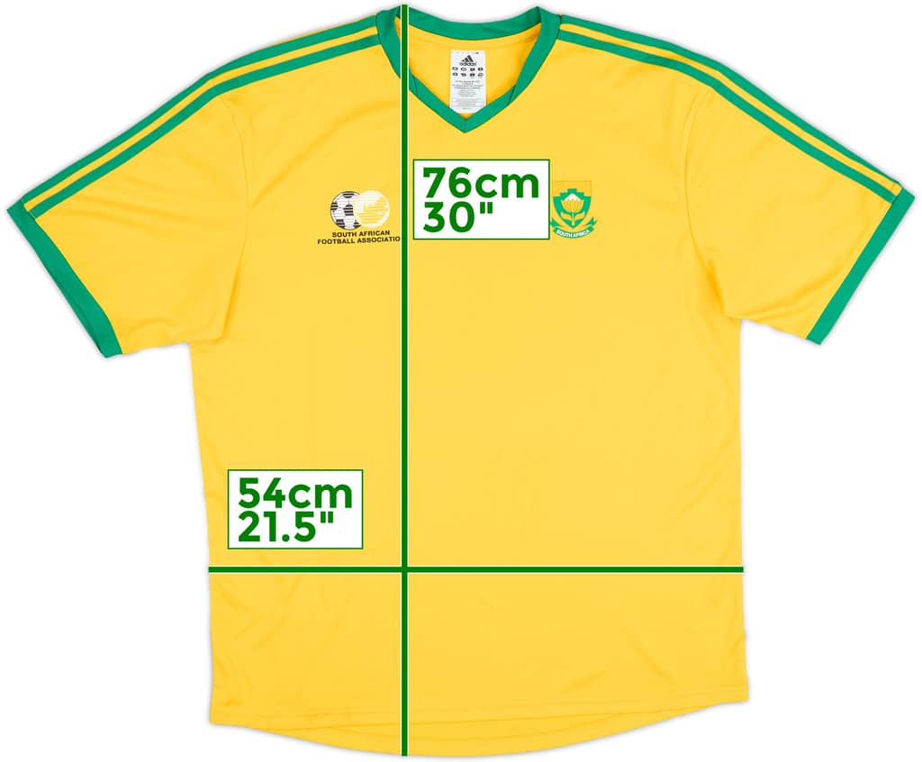 2006-09 South Africa Basic Home Shirt - 9/10 - (L)