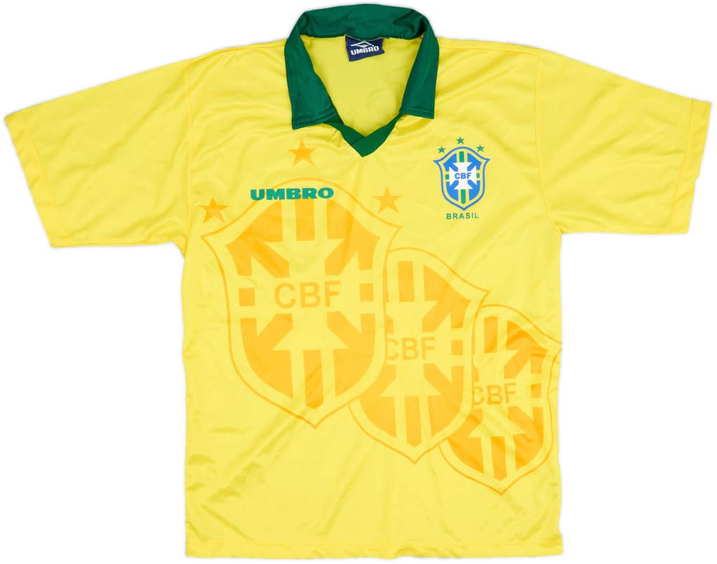 1994 Brazil Home Shirt - 9/10 - (L)