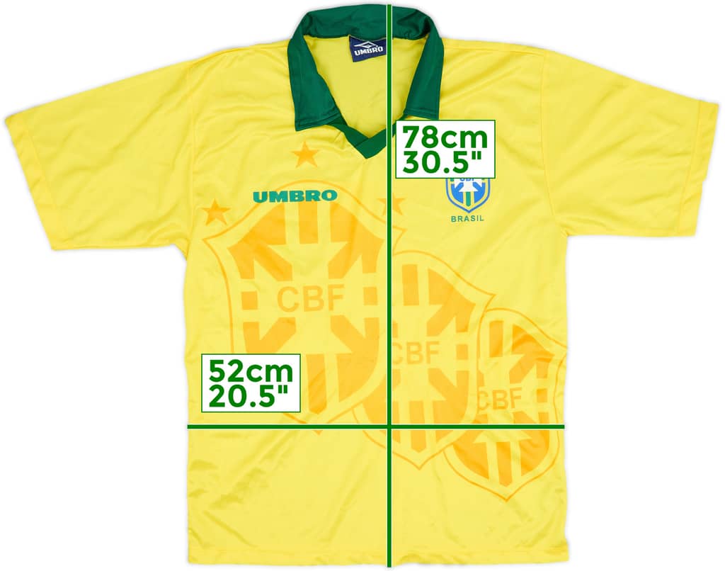 1994 Brazil Home Shirt - 9/10 - (L)