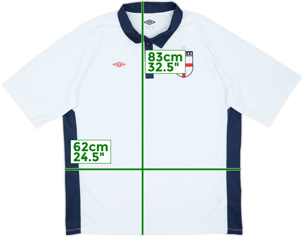 2018-19 England Umbro Polo Shirt - 8/10 - (3XL)