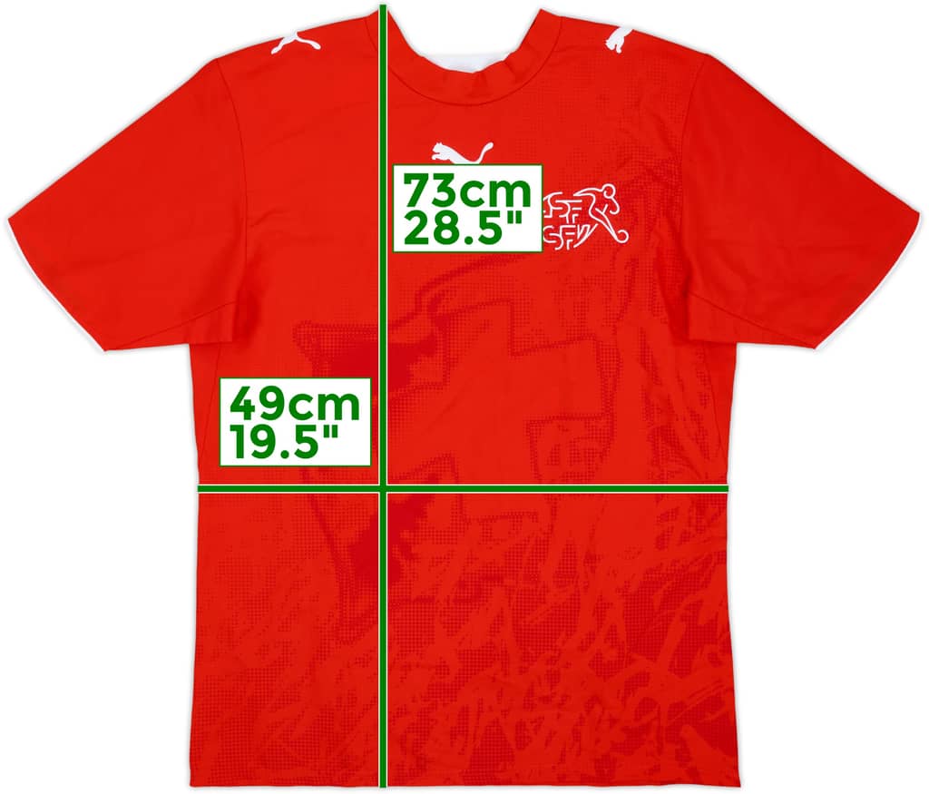 2006-08 Switzerland Home Shirt - 8/10 - (S)