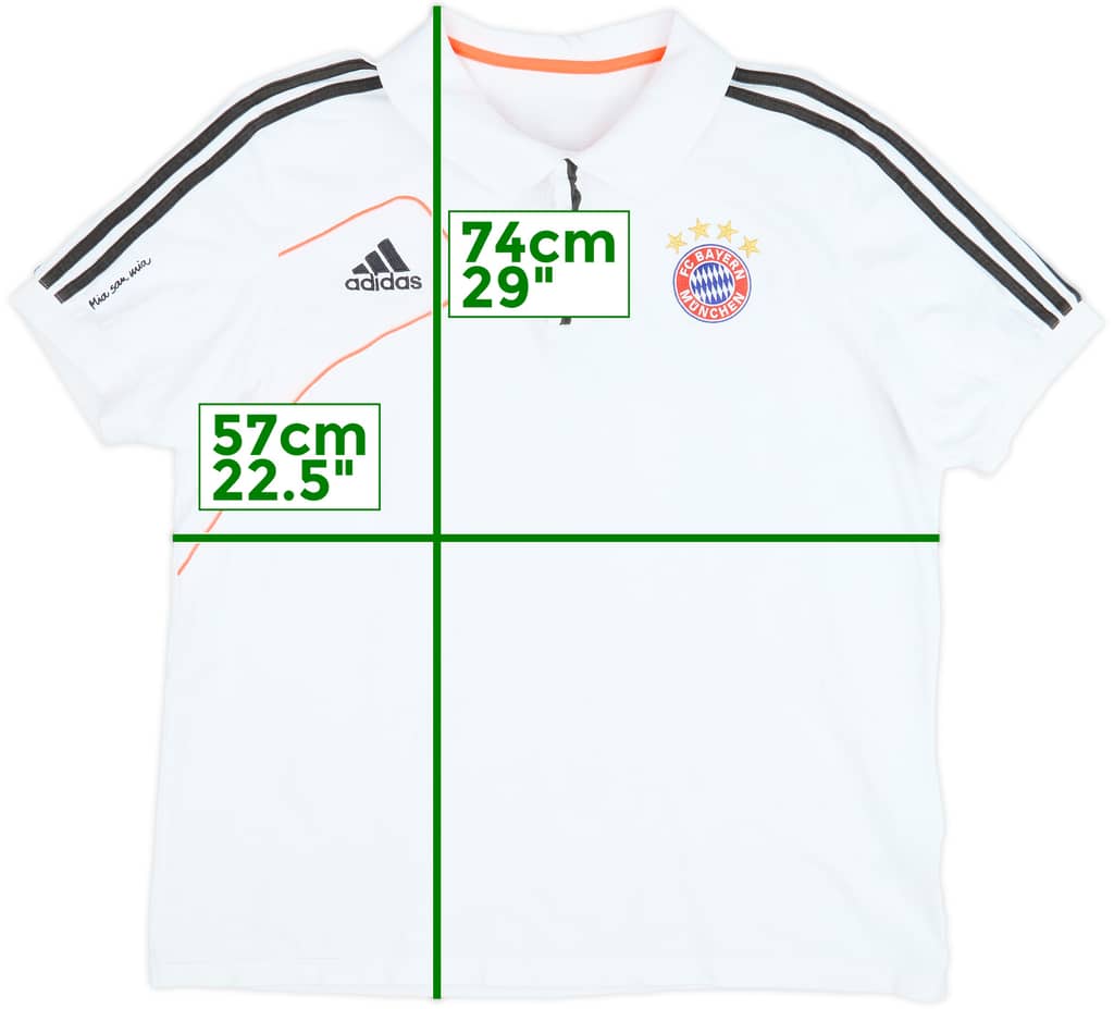 2012-13 Bayern Munich adidas Polo Shirt - 8/10 - (L)