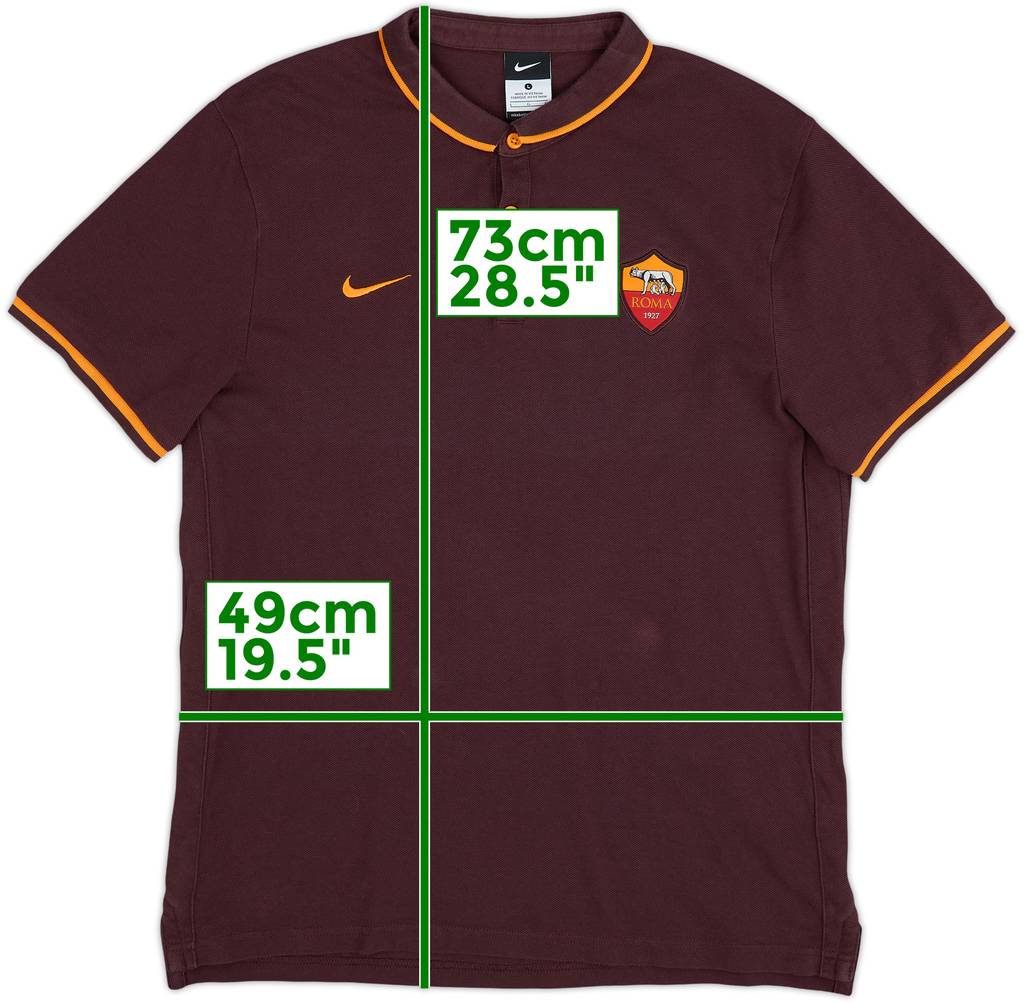 2015-16 Roma Nike Polo Shirt - 7/10 - (L)