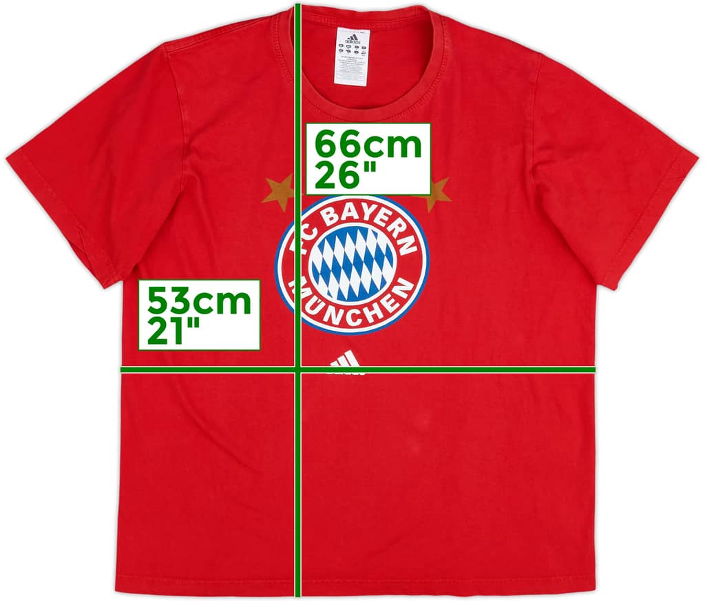 2012-13 Bayern Munich adidas Cotton Tee - 6/10 - (M)
