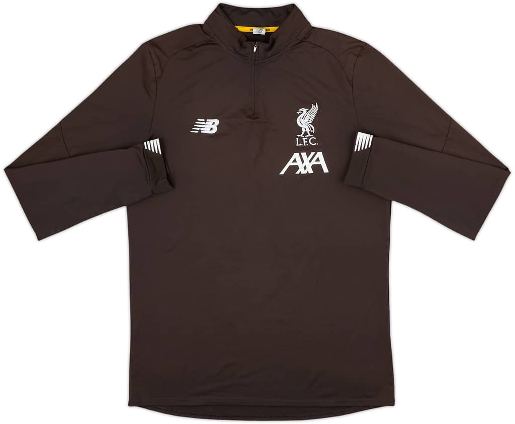 2019-20 Liverpool New Balance 1/4 Zip Drill Top - 7/10 - (L)