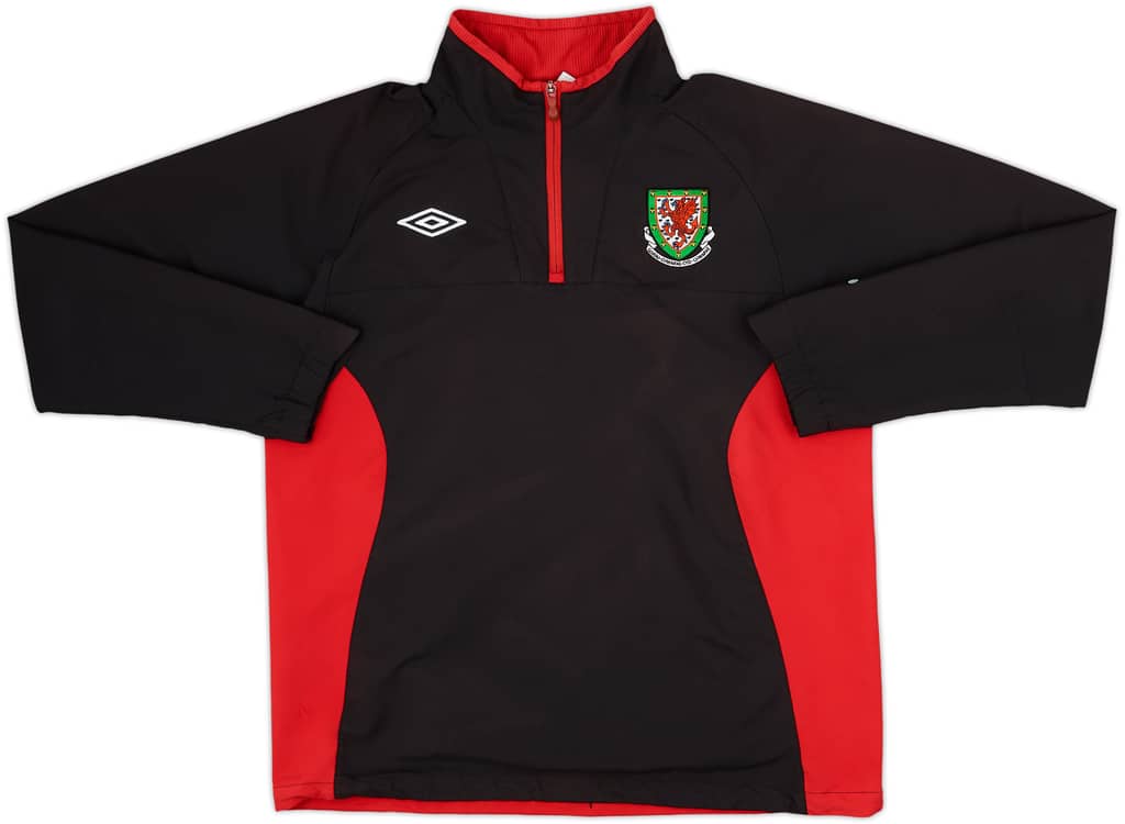 2010-11 Wales Umbro 1/4 Zip Drill Top - 5/10 - (L)