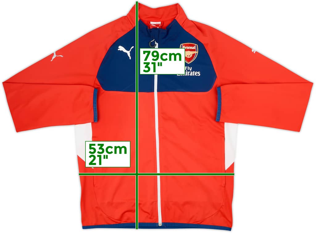 2014-15 Arsenal Puma 1/4 Zip Drill Top - 6/10 - (M)