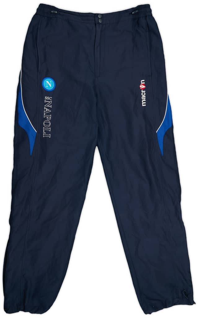 2010-11 Napoli Macron Training Pants/Bottoms - 9/10 - (XL)