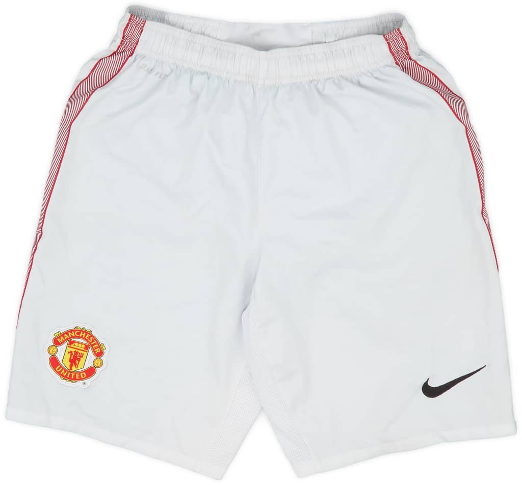 2009-10 Manchester United Home Shorts - 7/10 - (S)