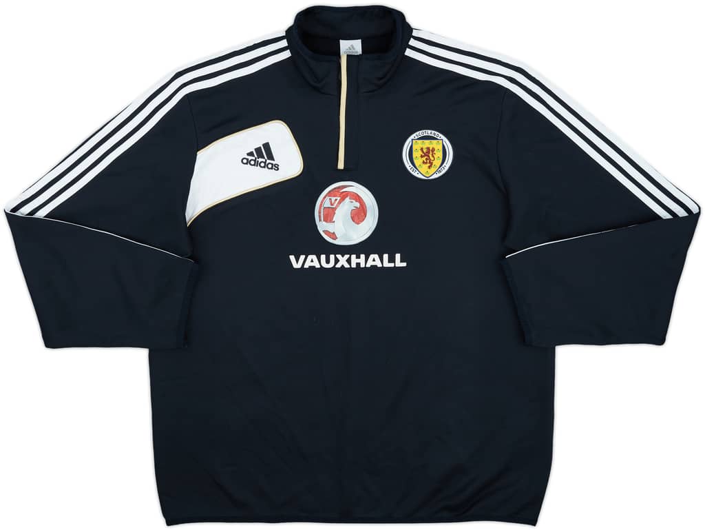 2011-12 Scotland adidas 1/4 Zip Drill Top - 6/10 - (XL)