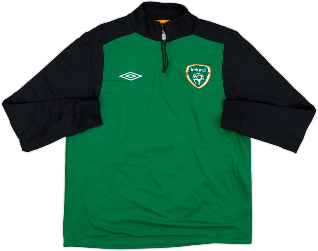 2014-15 Ireland Umbro 1/4 Zip Drill Top - 3/10 - (L)