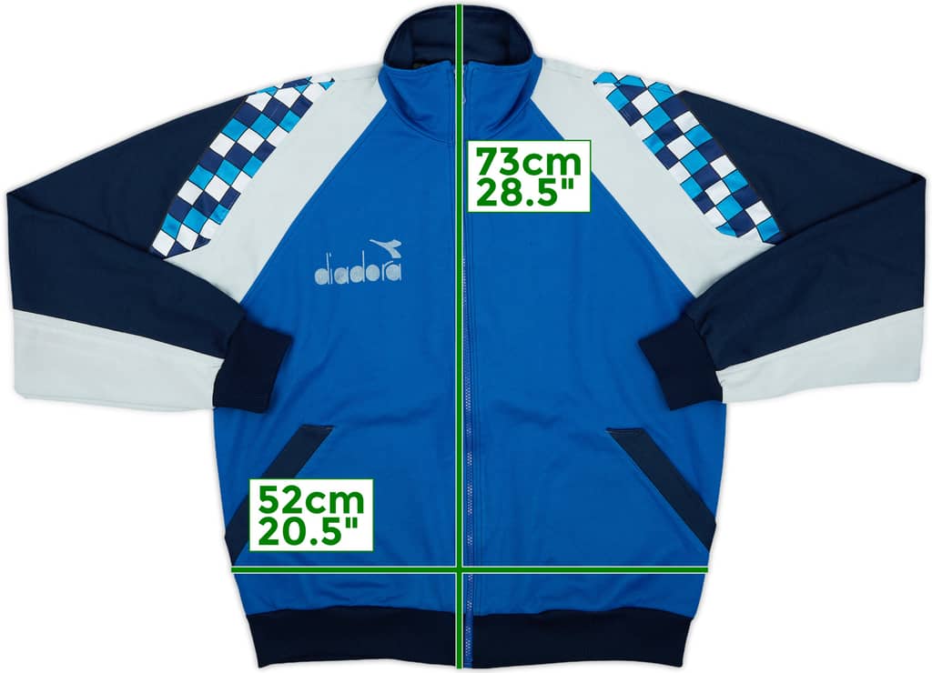 1990 Diadora Template Track Jacket (Italy) - 6/10 - (L)