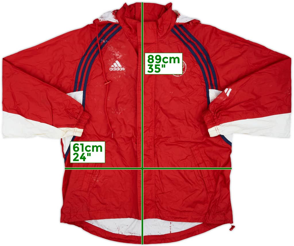 2000-01 Ajax adidas Hooded Rain Jacket - 4/10 - (L/XL)