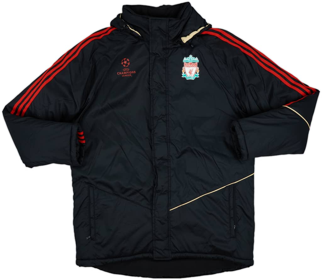 2009-10 Liverpool adidas CL Padded Bench Coat - 9/10 - (L/XL)