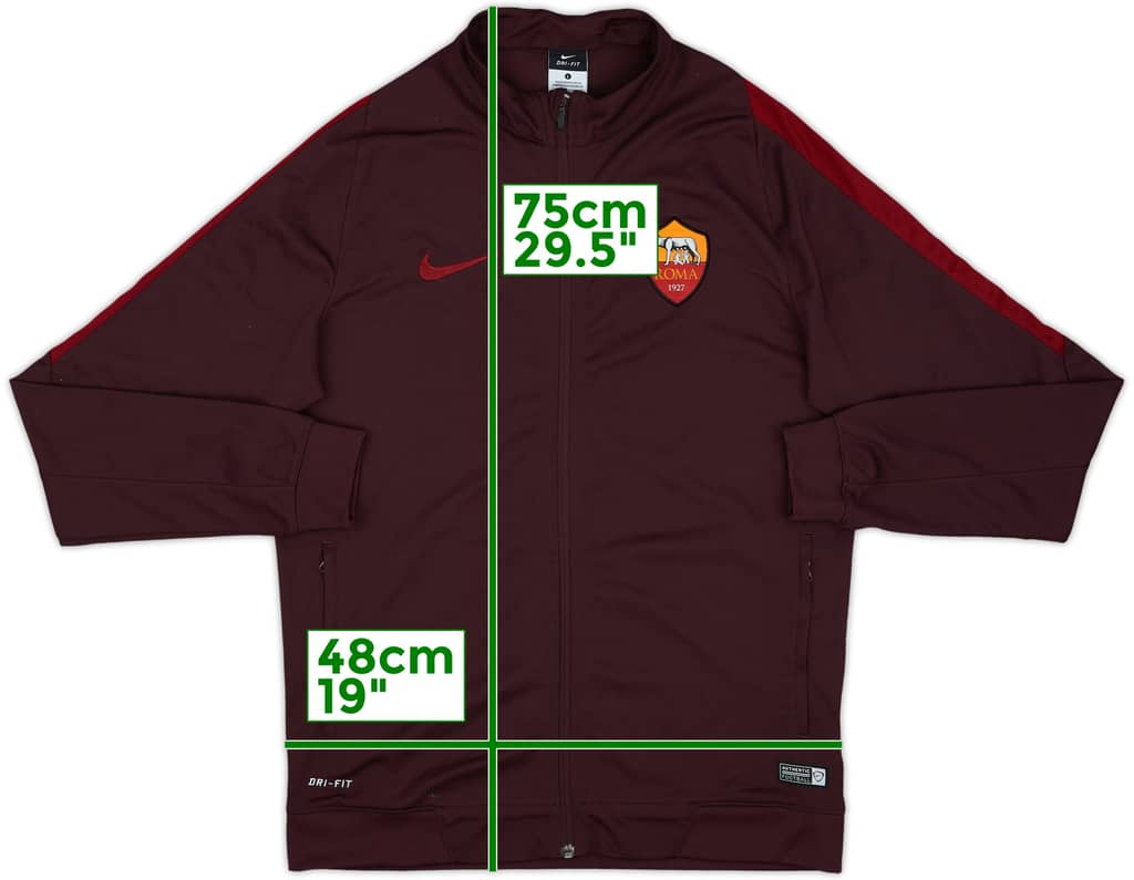2015-16 Roma Nike Track Jacket - 7/10 - (L)