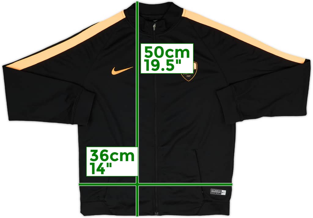 2016-17 Roma Nike Track Jacket - 9/10 - (L.Boys)