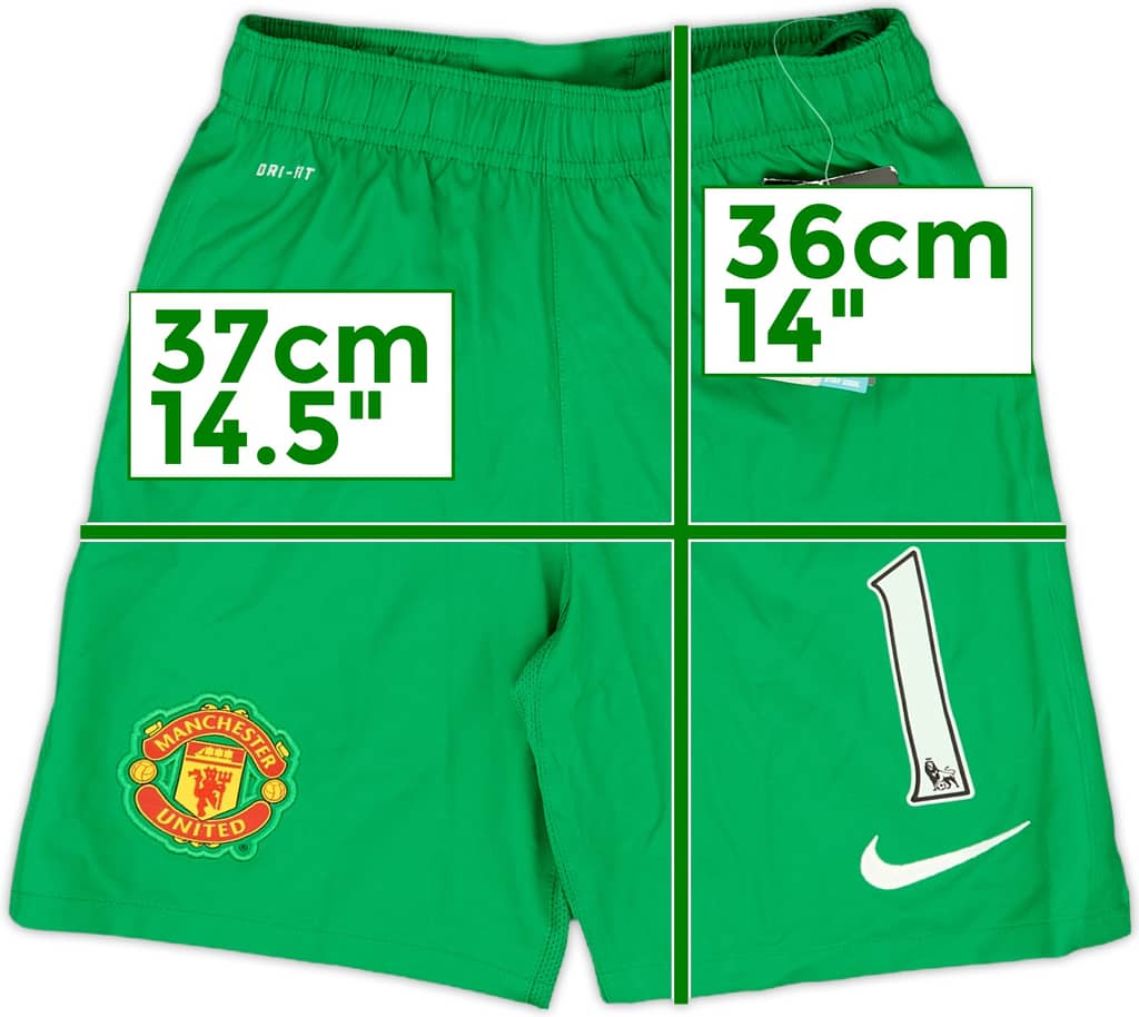 2012-13 Manchester United GK Shorts #1 (De Gea) (M.Boys)