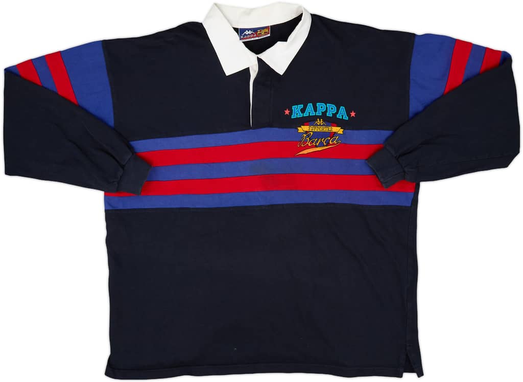 1996-97 Barcelona Kappa Rugby Polo L/S Shirt - 9/10 - (XL)