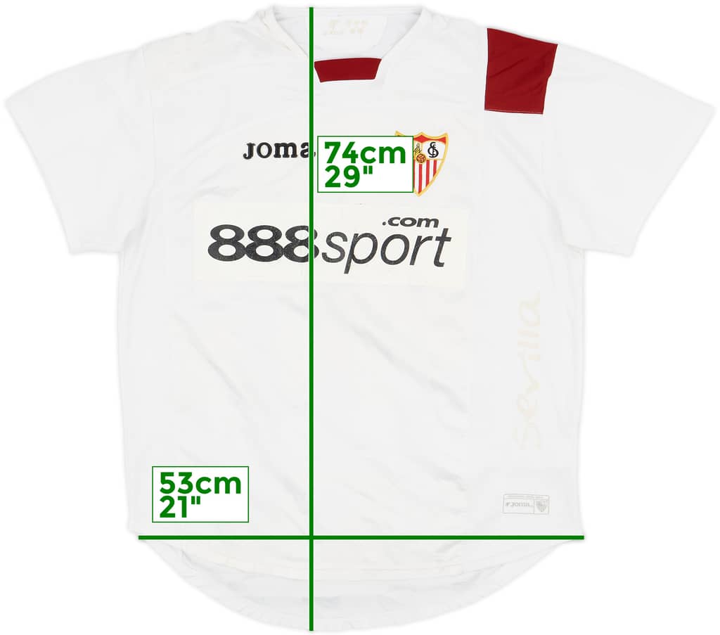 2007-08 Sevilla Home Shirt - 4/10 - (M)