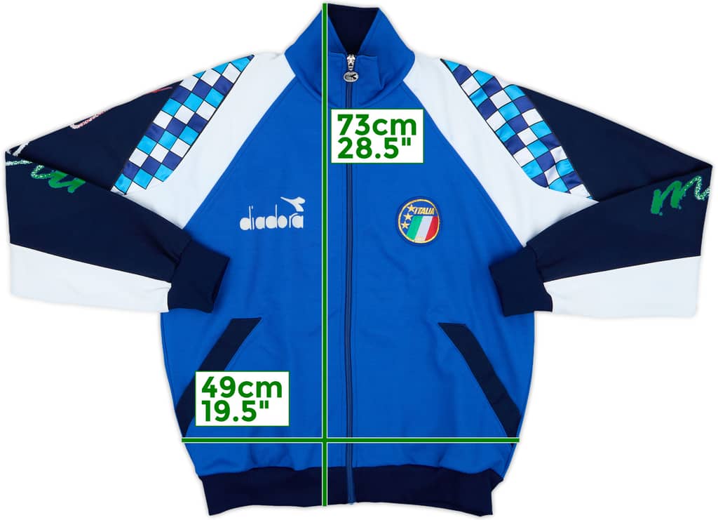 1990 Italy Diadora Track Jacket - 8/10 - (XL)