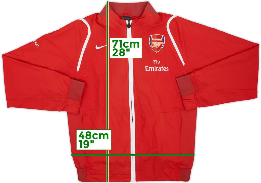 2006-07 Arsenal Nike Track Jacket - 8/10 - (M)