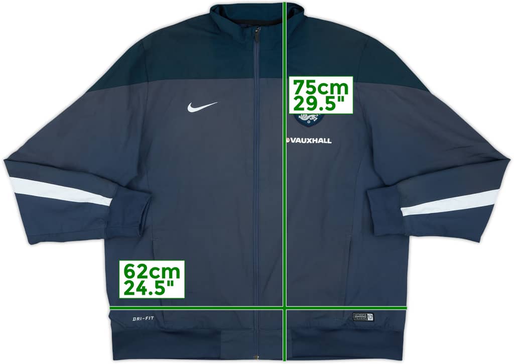 2014-15 England Nike Track Jacket - 8/10 - (XL)