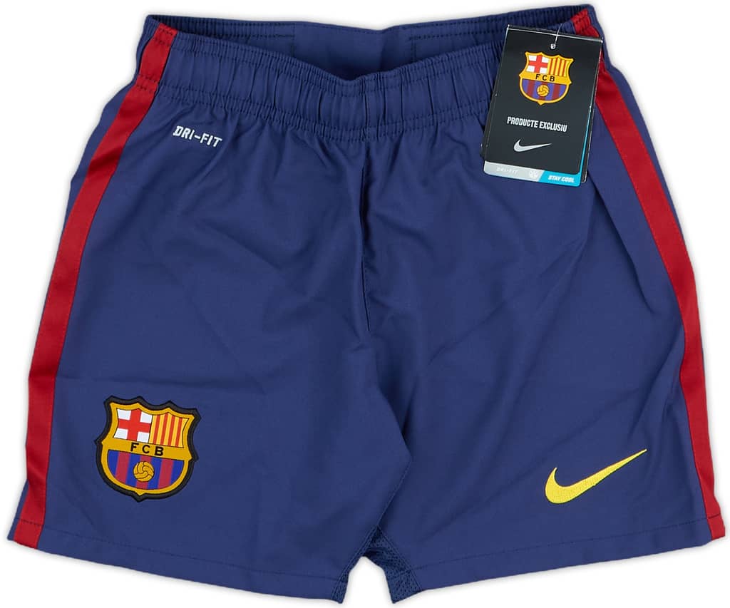 2012-13 Barcelona Home Shorts (6-8 Years)