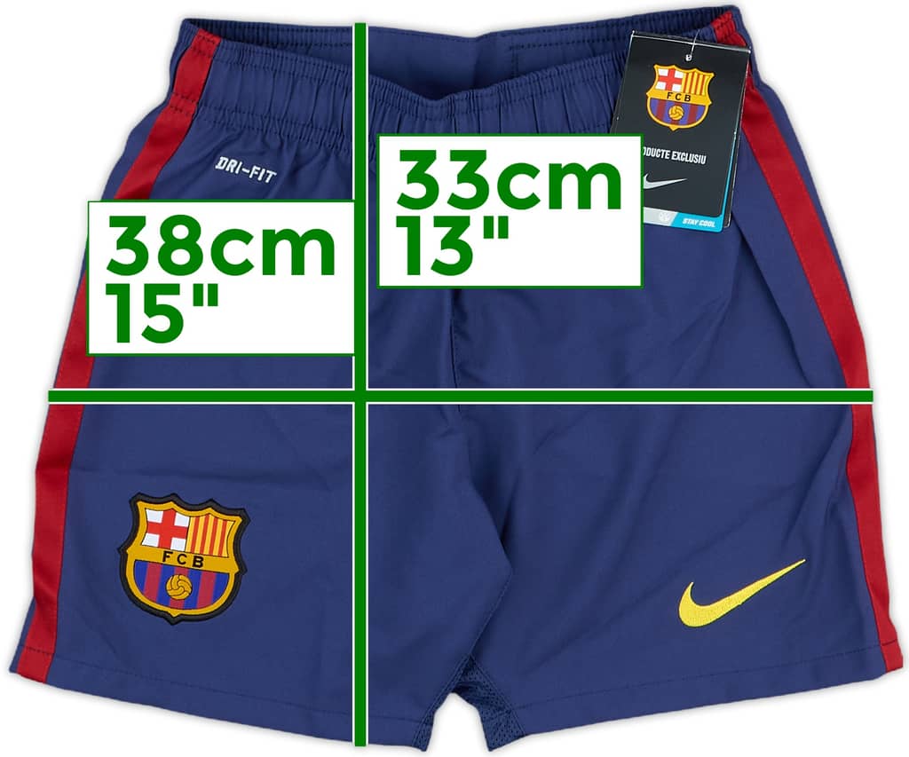 2012-13 Barcelona Home Shorts (6-8 Years)