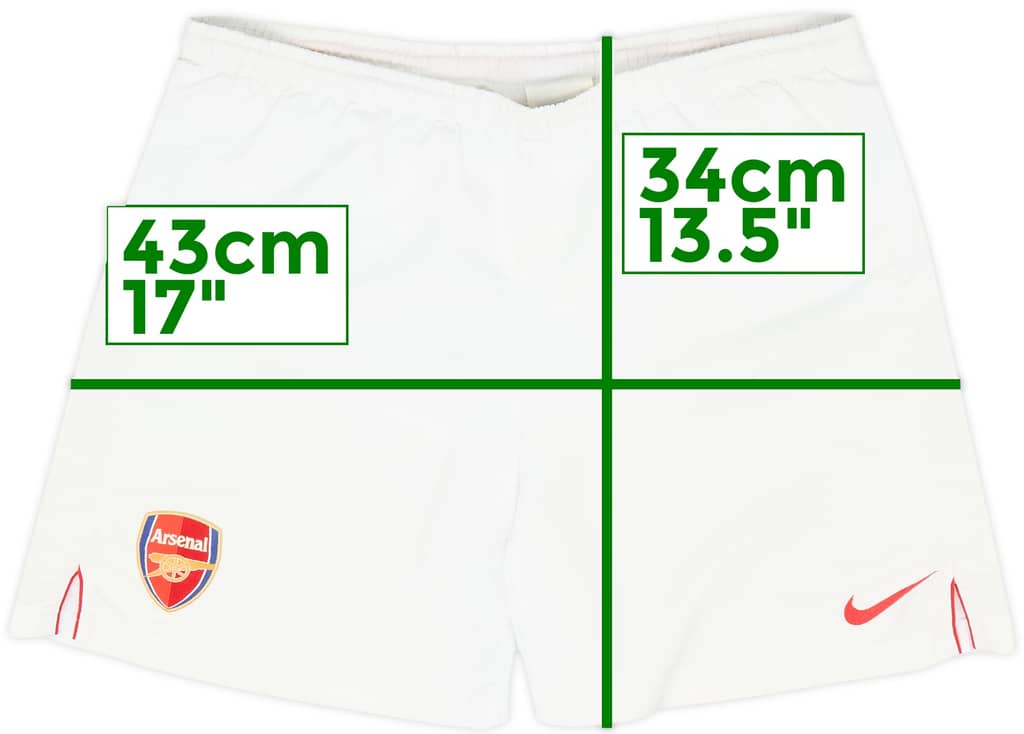 2006-08 Arsenal Home Shorts - 6/10 - (XL.Boys)