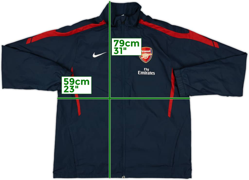 2010-11 Arsenal Nike Track Jacket - 8/10 - (L)