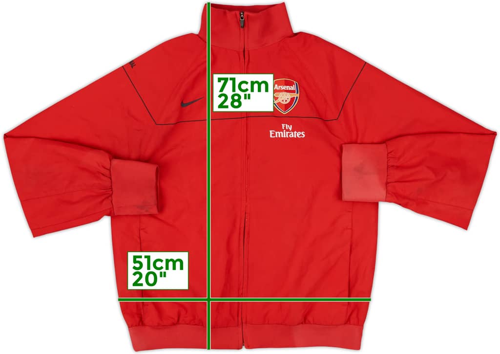 2008-09 Arsenal Nike Track Jacket - 8/10 - (M)