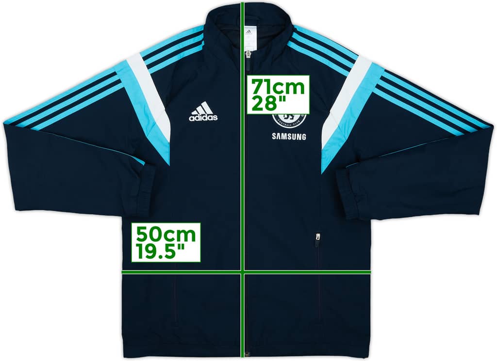 2014-15 Chelsea adidas Track Jacket - 8/10 - (S)