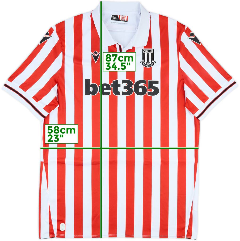 2023-24 Stoke City Home Shirt - 10/10 - (3XL)