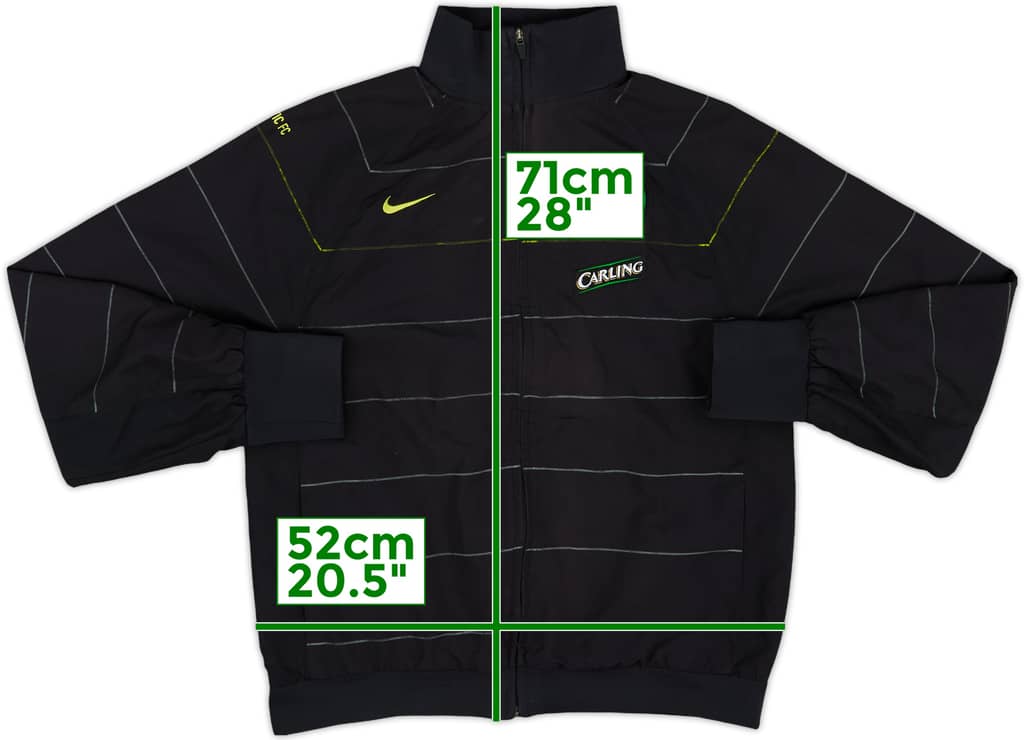 2008-09 Celtic Nike Track Jacket - 7/10 - (M)
