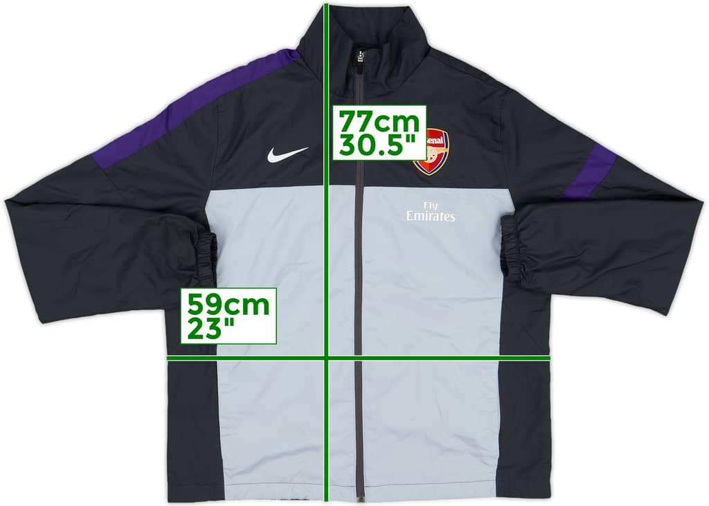 2013-14 Arsenal Nike Track Jacket - 8/10 - (L)