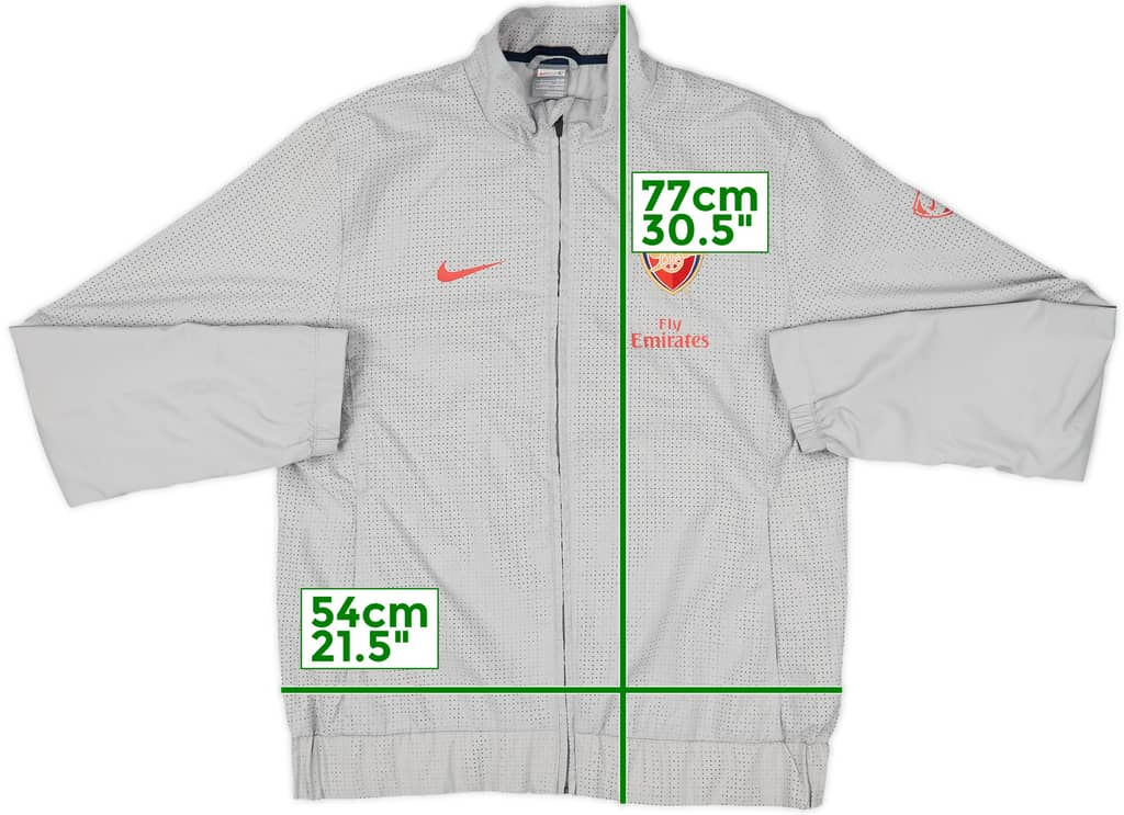 2009-10 Arsenal Track Jacket - 8/10 - (L)