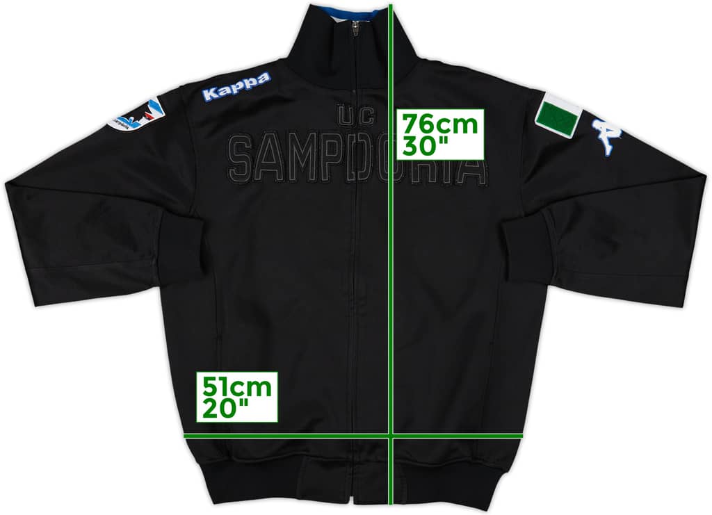 2009-10 Sampdoria Kappa Track Jacket - 8/10 - (XL)