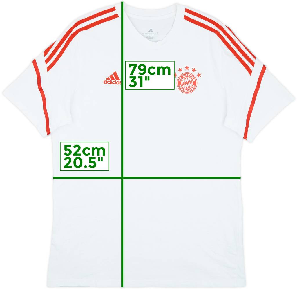 2022-23 Bayern Munich adidas Cotton Tee - 8/10 - (L)