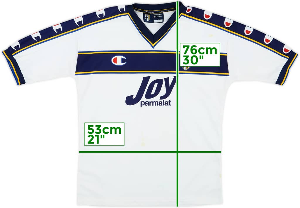 2001-02 Parma Away Shirt - 6/10 - (L)