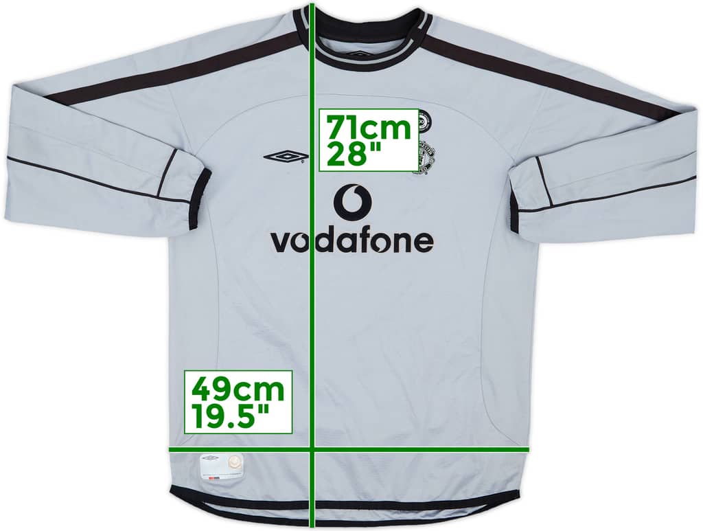 2001-02 Manchester United GK Away Shirt - 5/10 - (L.Boys)