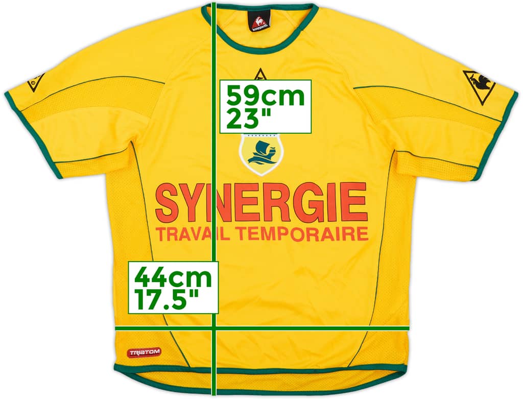 2002-04 Nantes Home Shirt - 9/10 - (XXS)