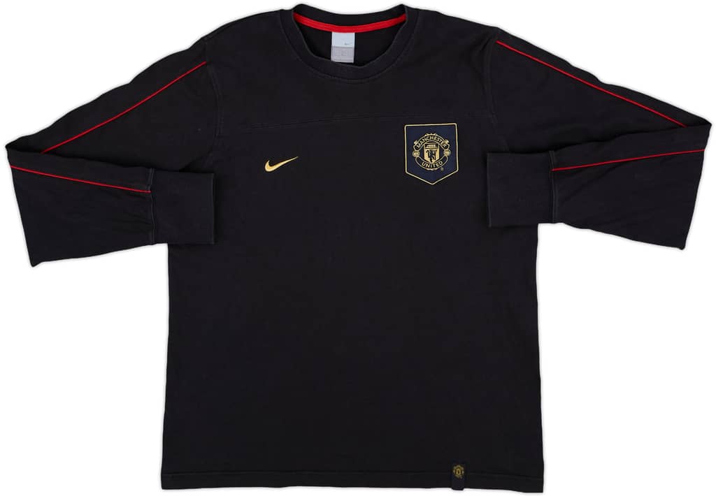 2004-05 Manchester United Nike Heritage L/S Tee - 8/10 - (M)