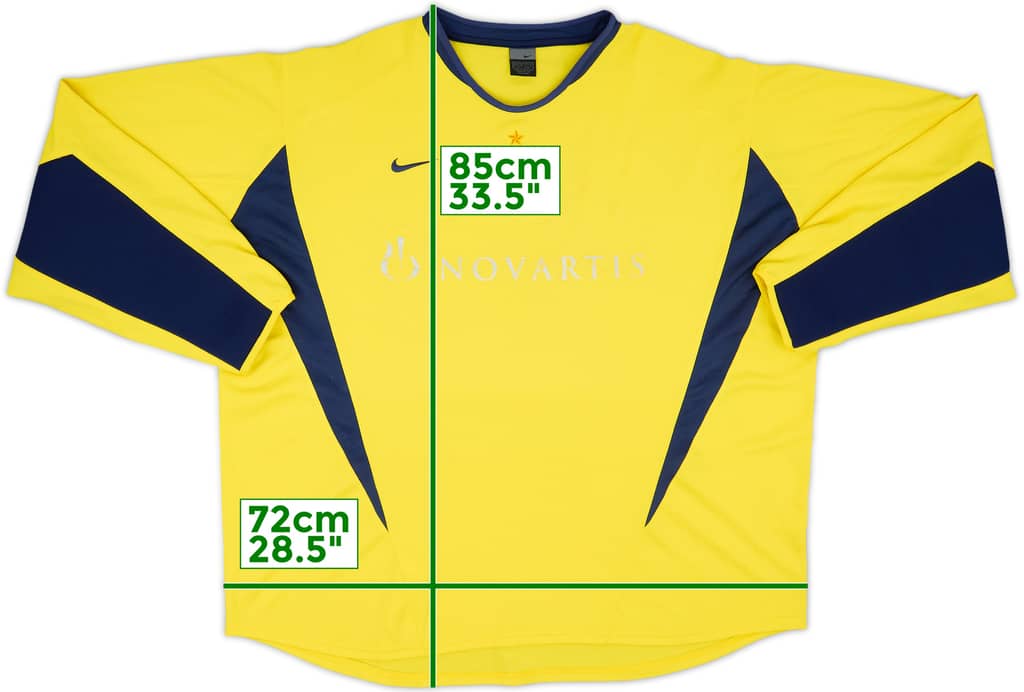 2002-04 FC Basel GK Shirt - 5/10 - (XXL)