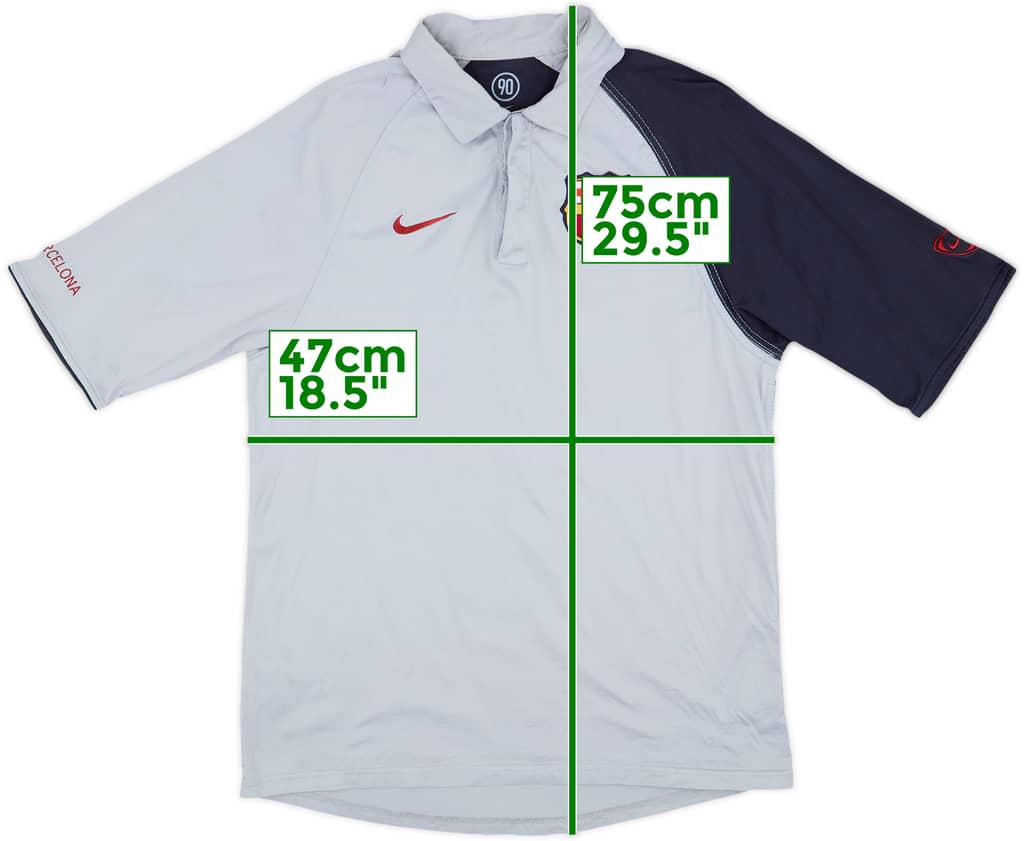 2004-05 Barcelona Nike Polo Shirt - 8/10 - (M)