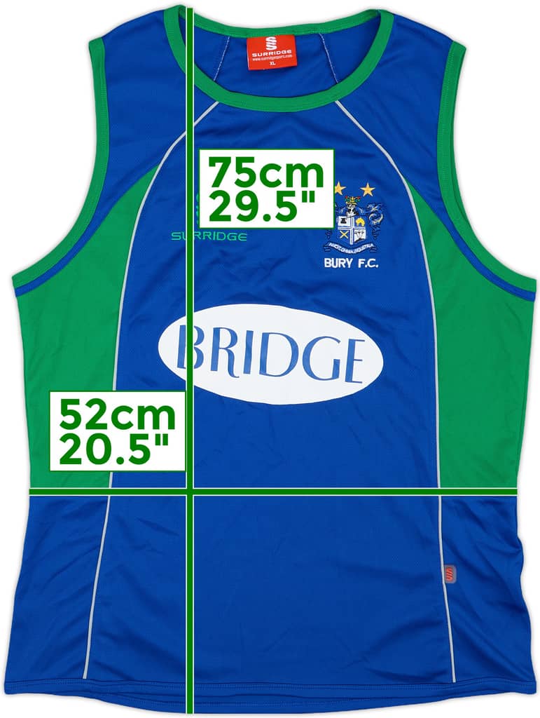 2009-10 Bury Surridge Training Vest - 9/10 - (XL)