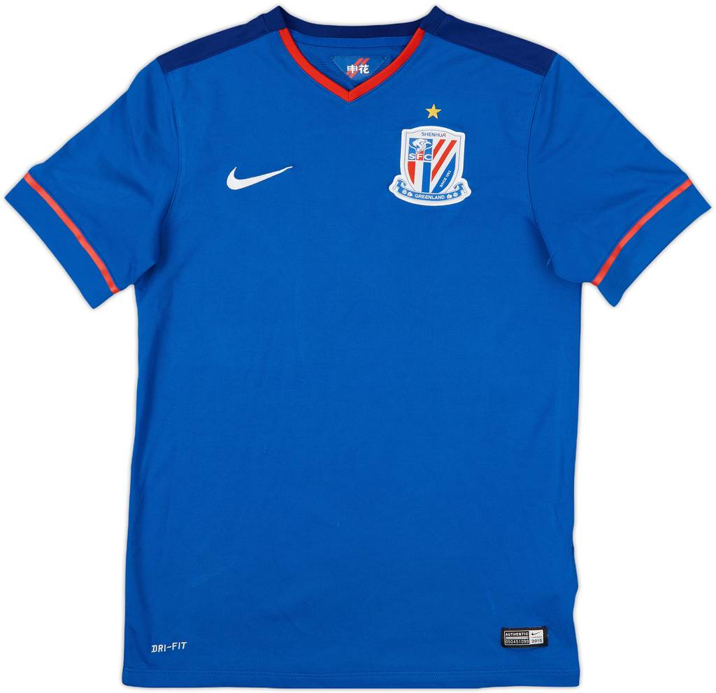 2015 Shanghai Shenhua Home Shirt - 9/10 - (M)