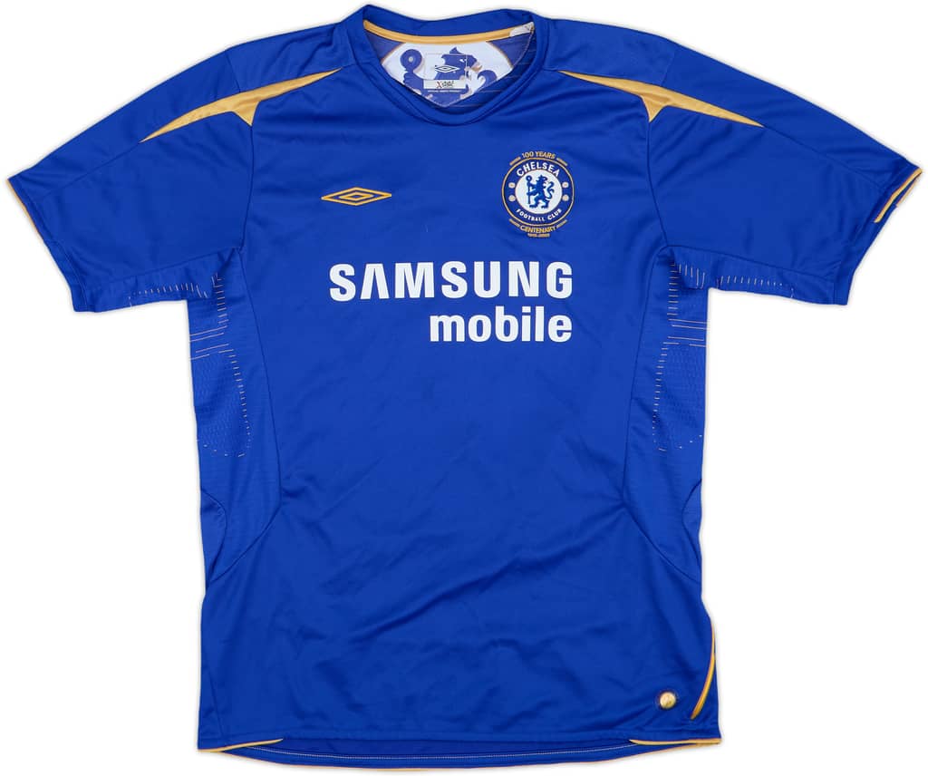 2005-06 Chelsea Centenary Home Shirt Lampard #8 - 8/10 - (XL.Boys)